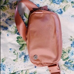lululemon athletica Rose Pink Belt Bag NWT